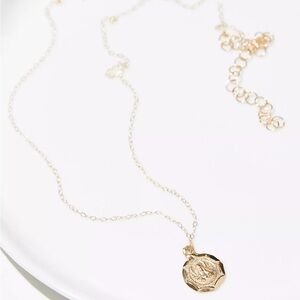 14k vintage coin necklace Free People
